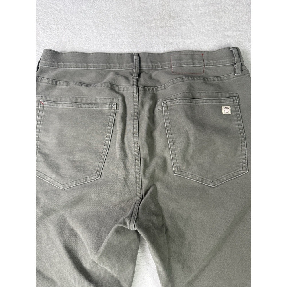 Marine Layer Original Slim 5 Pocket Twill Pants Mens 34x30 Slim Stretch - Picture 6 of 12
